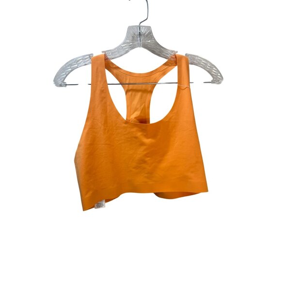 Patagonia Orange Nulu‎ Fabric High-Neck Energy Bra Tank Top Size 4 - Picture 1 of 8